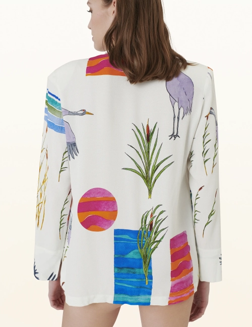 ELLA Blazer Avorio/Heron