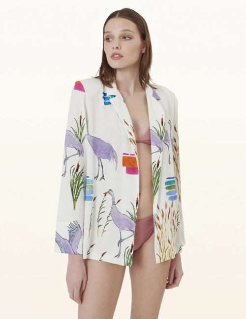 ELLA Blazer Avorio/Heron