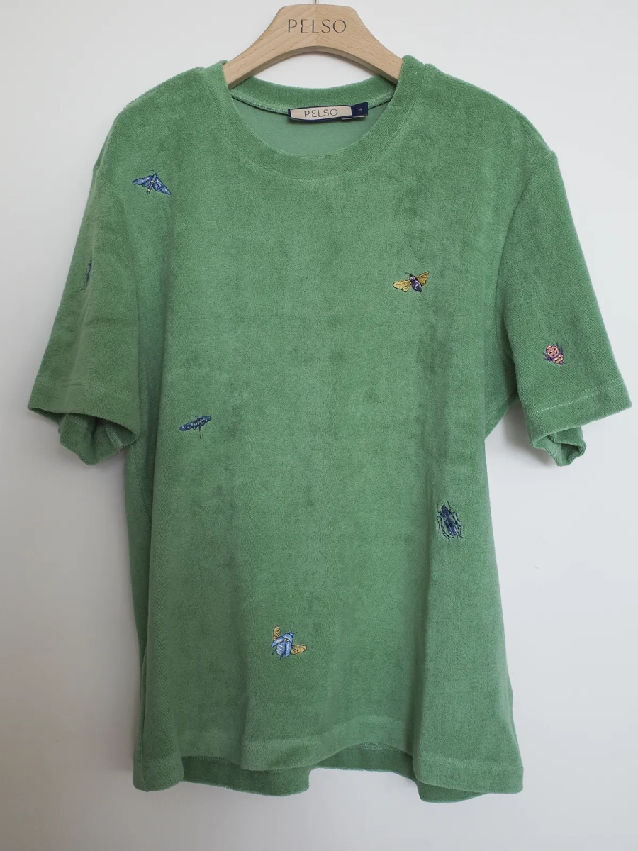 FLORIAN Terry T-Shirt  - Evergreen