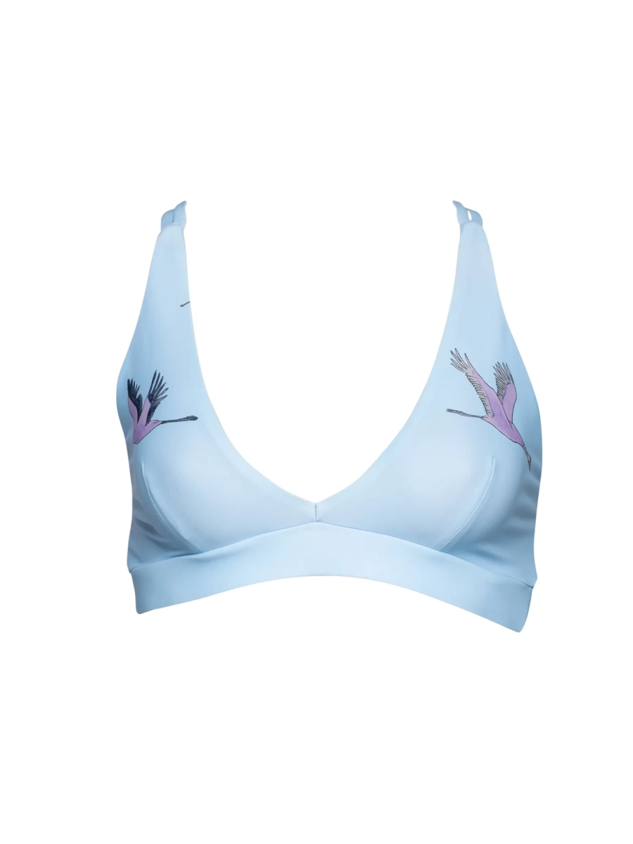 VANDA Bikini Top Blue Heron