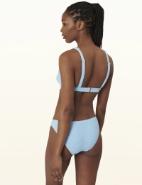 BELLA Bikini Bottom Wavy Blue