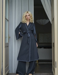 FURED Robe - Midnight Black