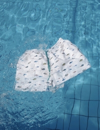 PETER SWIM SHORT BELOW WATER WHITE