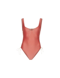 FOLLY One-Piece Swimsuit - Luminous Coral