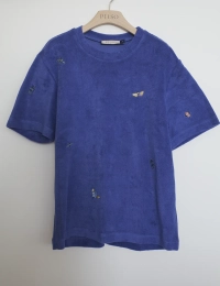 FLORIAN Terry T-Shirt  - Azure